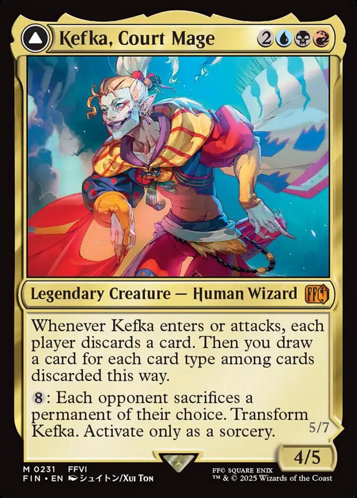Kefka, Court Mage // Kefka, Ruler of Ruin (V.1)