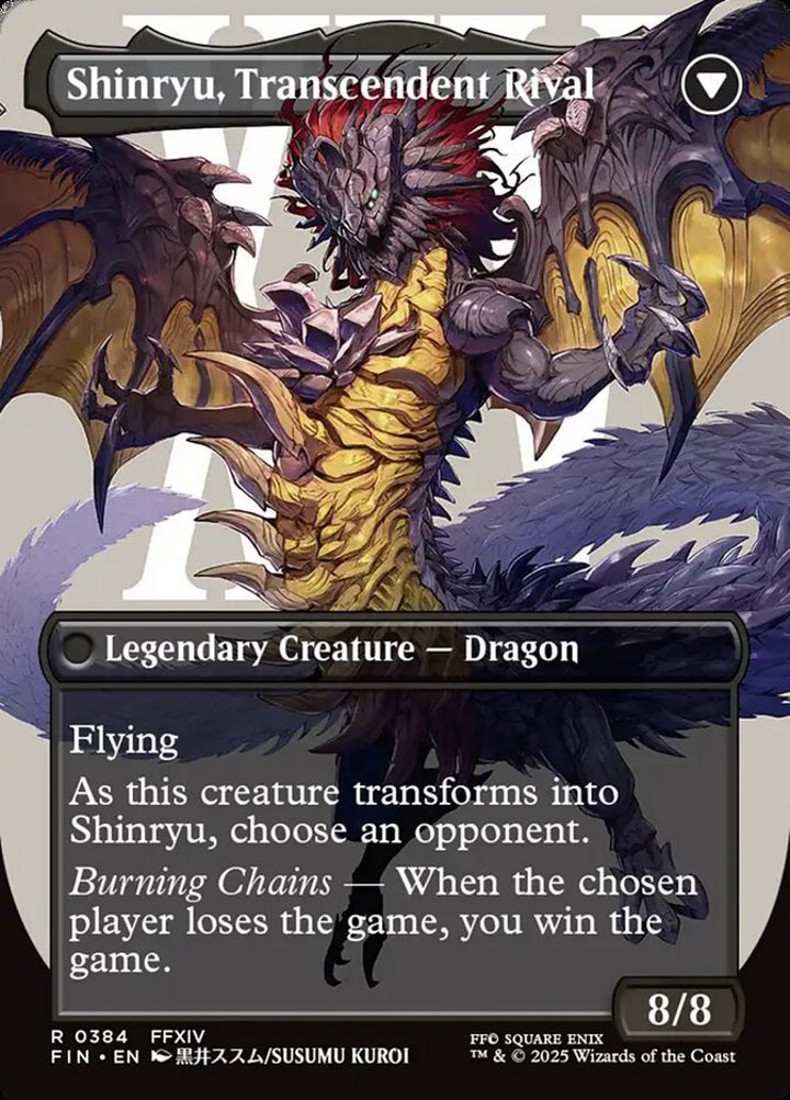 Zenos yae Galvus // Shinryu, Transcendent Rival (V.1)