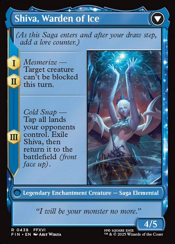 Jill, Shiva's Dominant // Shiva, Warden of Ice (V.2)