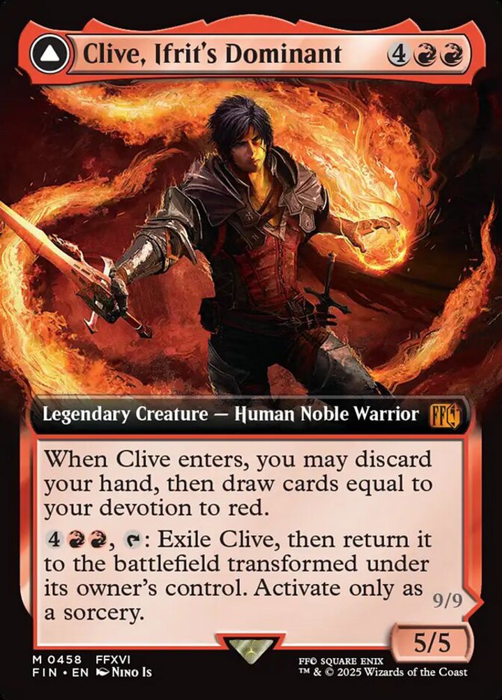 Clive, Ifrit's Dominant // Ifrit, Warden of Inferno (V.3)