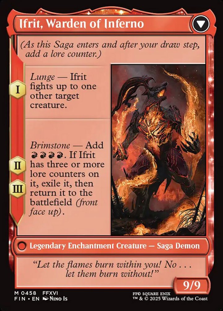 Clive, Ifrit's Dominant // Ifrit, Warden of Inferno (V.3)