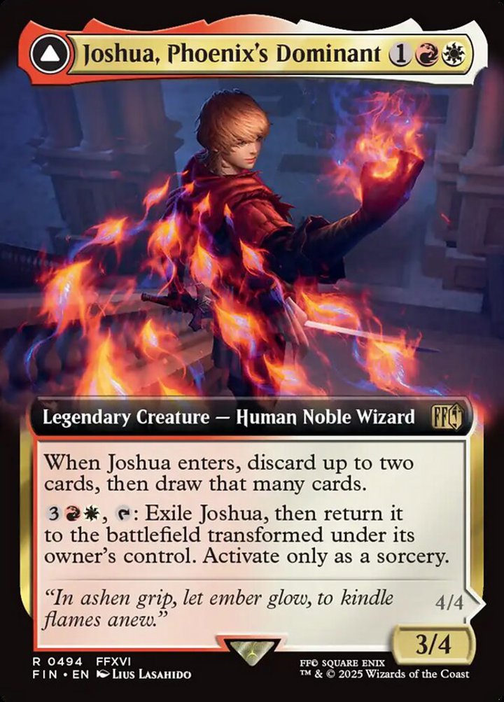 Joshua, Phoenix's Dominant // Phoenix, Warden of Fire (V.2)