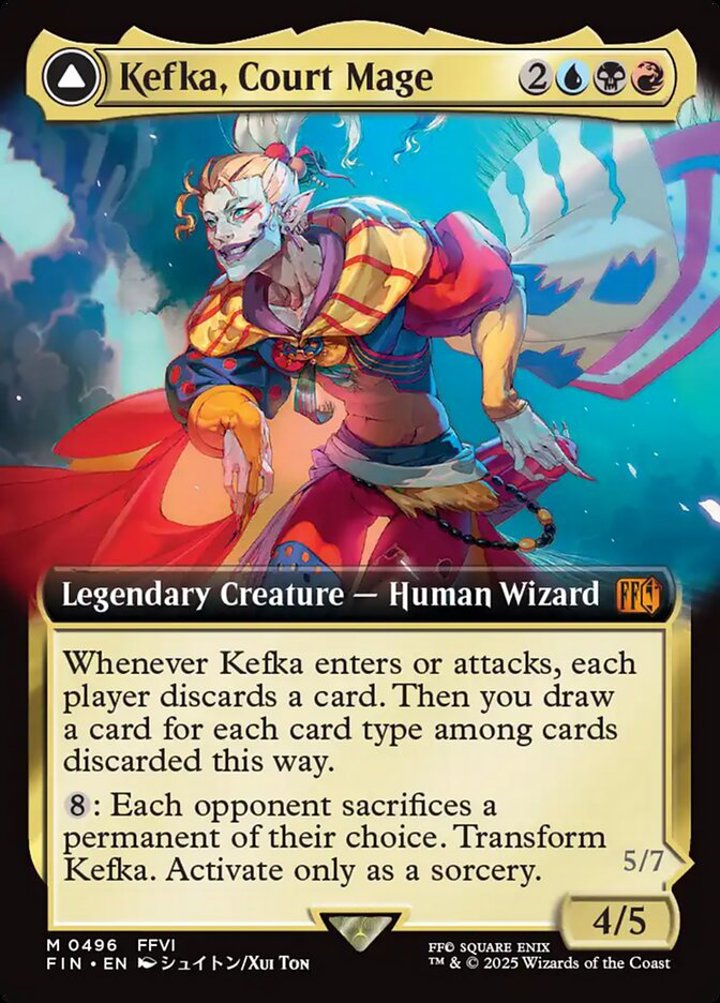 Kefka, Court Mage // Kefka, Ruler of Ruin (V.3)