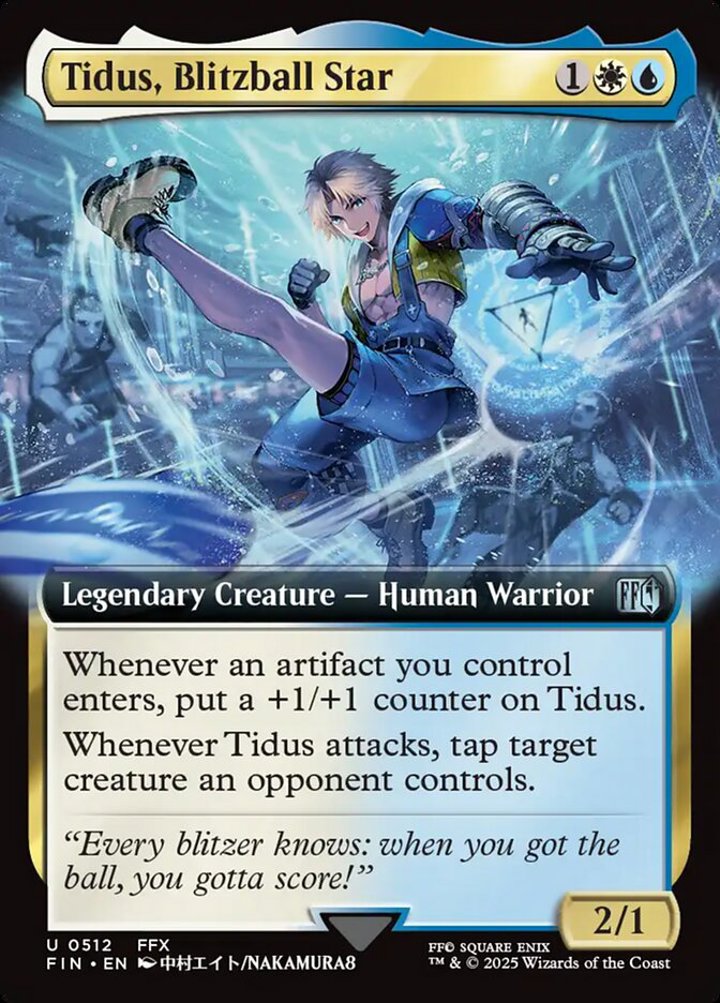 Tidus, Blitzball Star