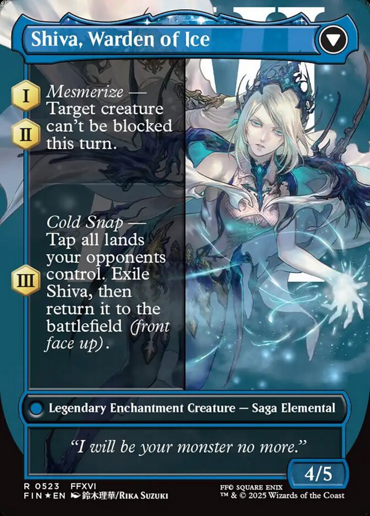 Jill, Shiva's Dominant // Shiva, Warden of Ice (V.3)