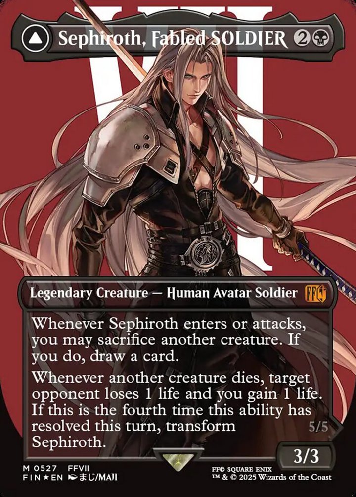Sephiroth, Fabled SOLDIER // Sephiroth, One-Winged Angel (V.4)