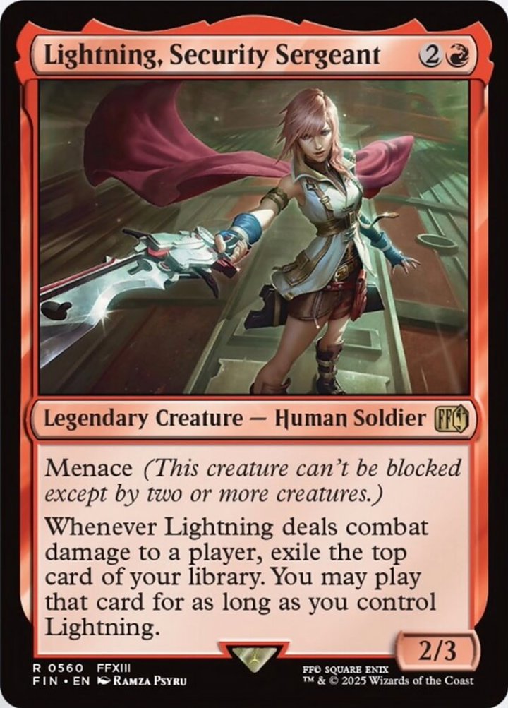 Lightning, Security Sergeant (V.2)