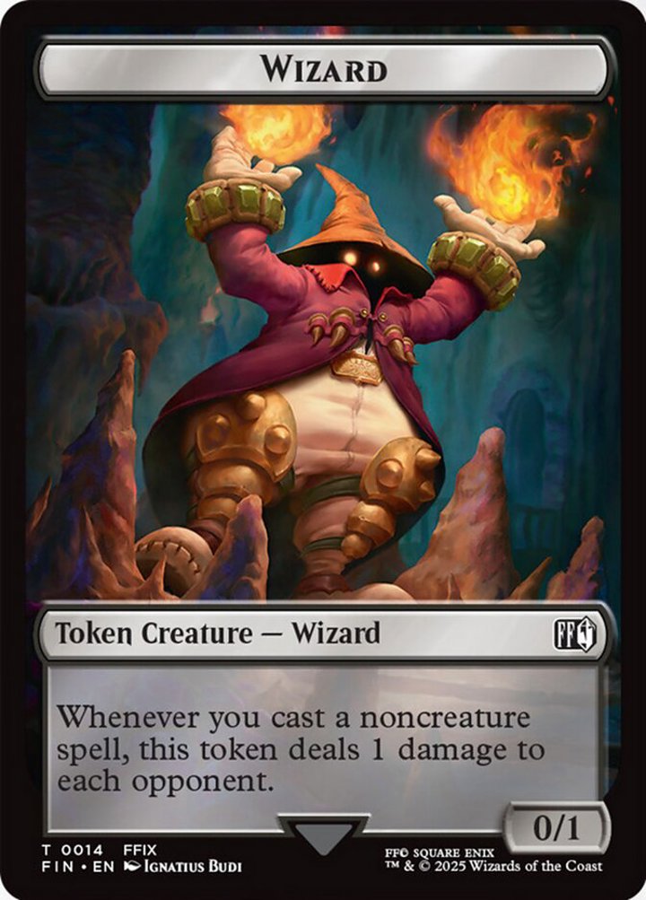 Hero Token (W 1/1)// Wizard Token (B 0/1) (V.5)