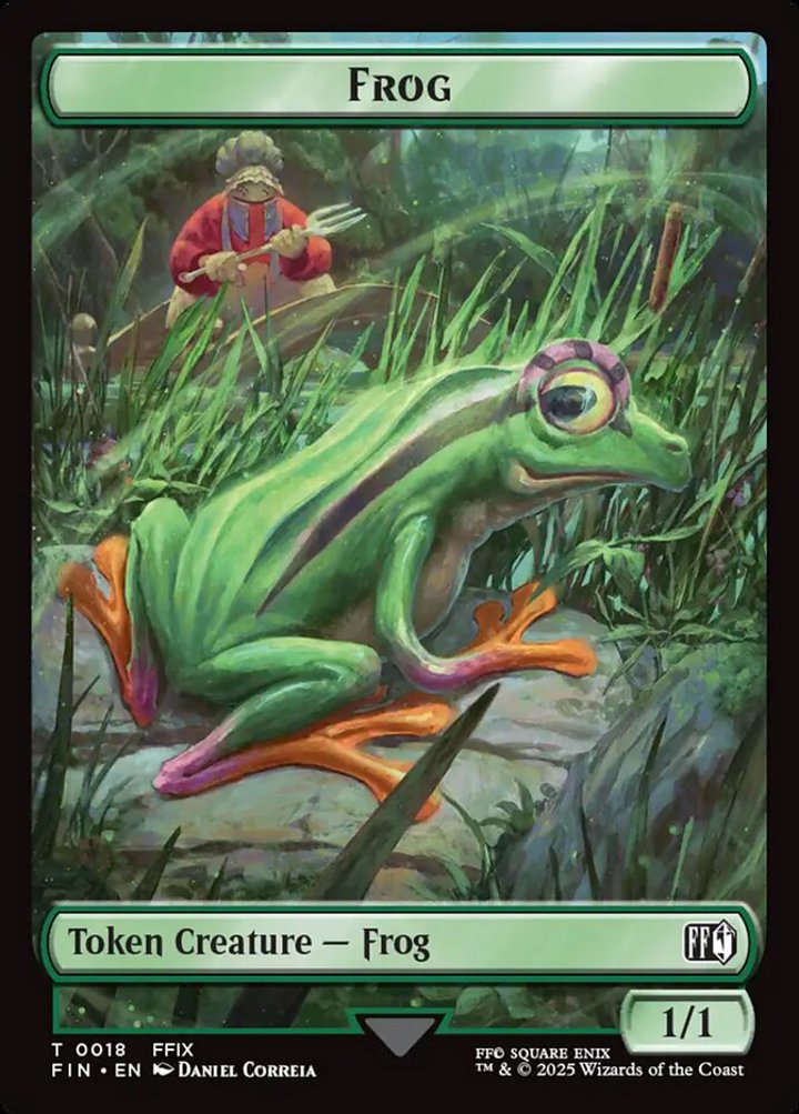 Hero Token (W 1/1) // Frog Token (G 1/1) (V.1)