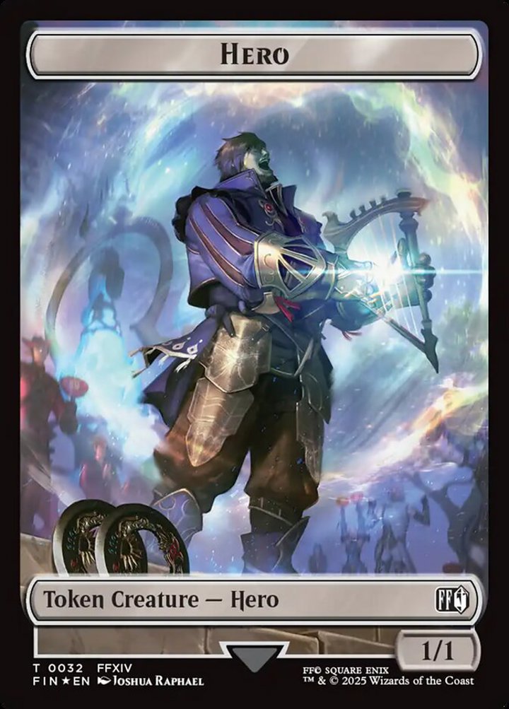 Hero Token (W 1/1) // Human Soldier Token (W 1/1) (V.3)