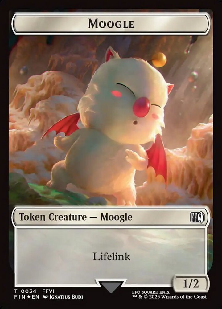 Moogle Token (W 1/2) // Zombie Token (B 2/2) (V.2)
