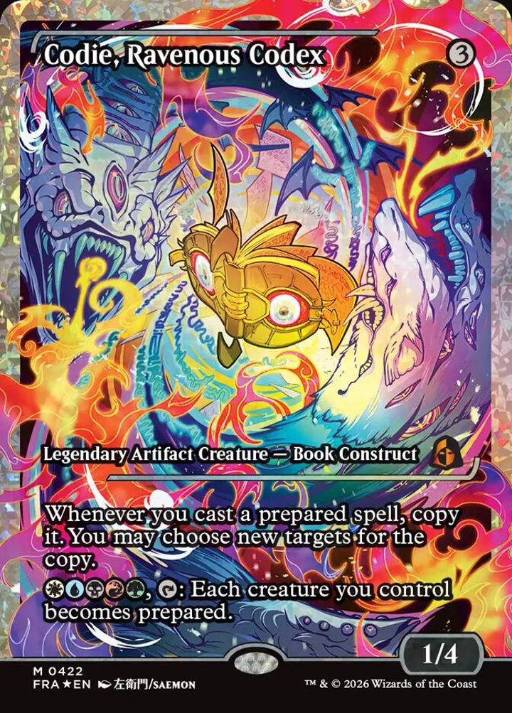 Codie, Ravenous Codex (V.2)