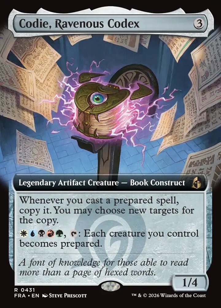 Codie, Ravenous Codex (V.3)