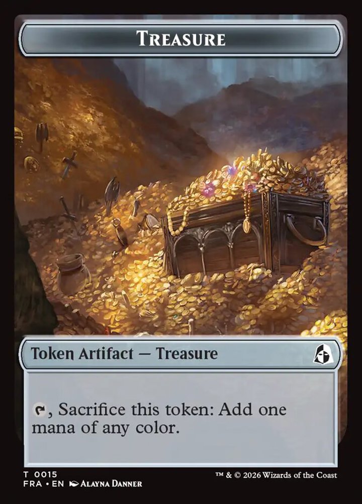 Angel Token (W 4/4) // Treasure Token
