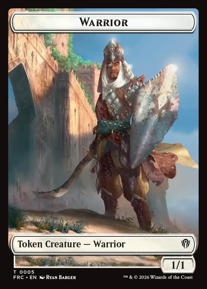 Insect Token (W 2/1) // Warrior Token (W 1/1)