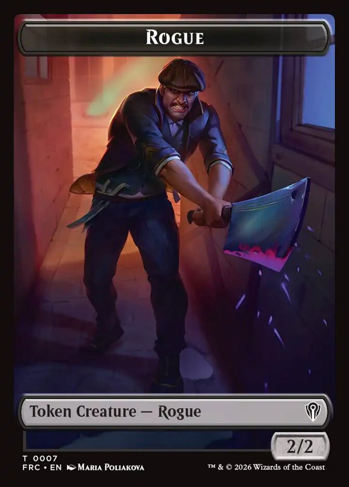 Insect Token (W 2/1) // Rogue Token (B 2/2)