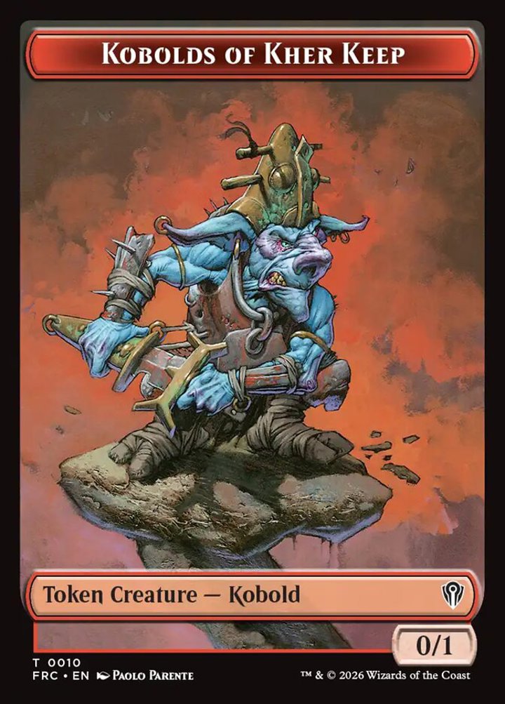 Kobolds of Kher Keep Token (R 0/1) // Map Token