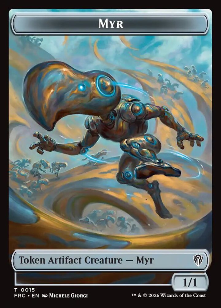 Angel Token (W 4/4) // Myr Token (A 1/1)