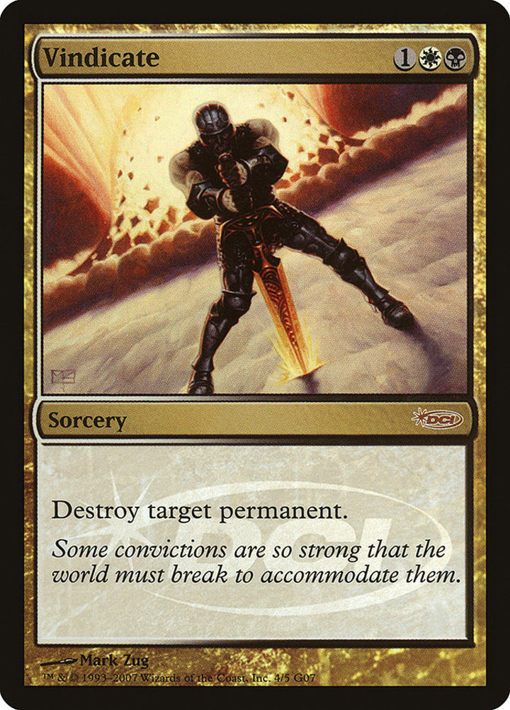 Vindicate (V.1)