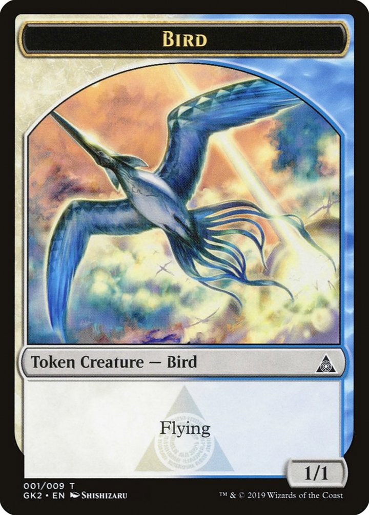 Bird Token (White and Blue 1/1)