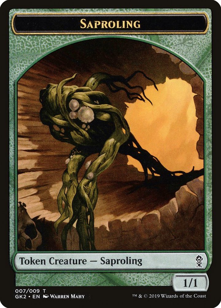 Saproling Token (Green 1/1)