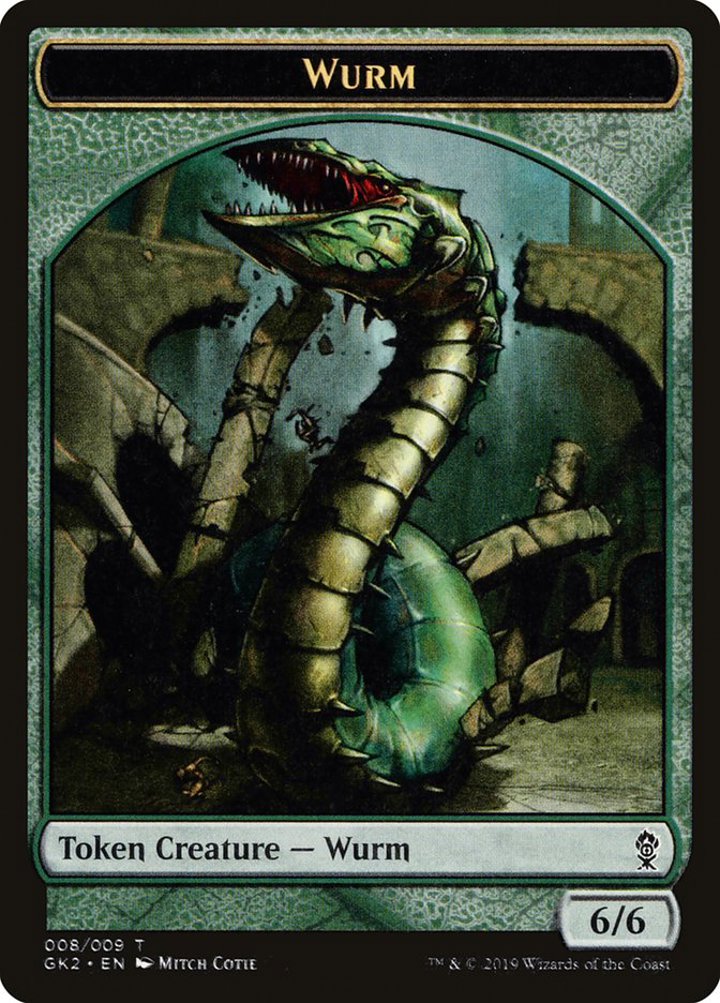Wurm Token (Green 6/6)