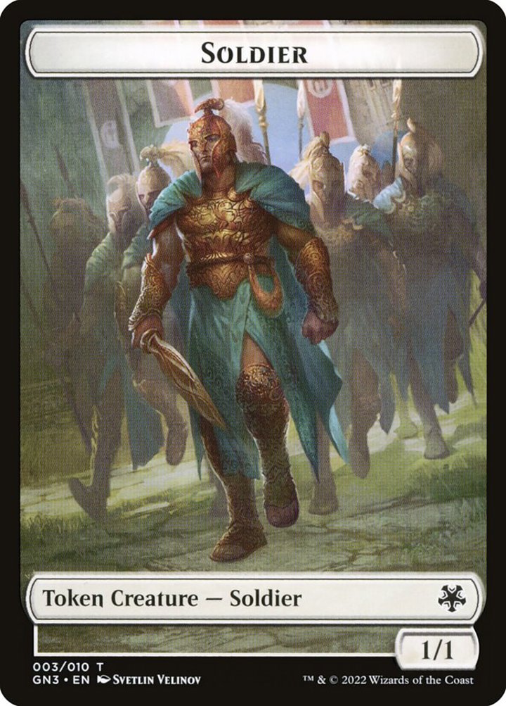 Soldier Token (W 1/1) // Drake Token (U 2/2)