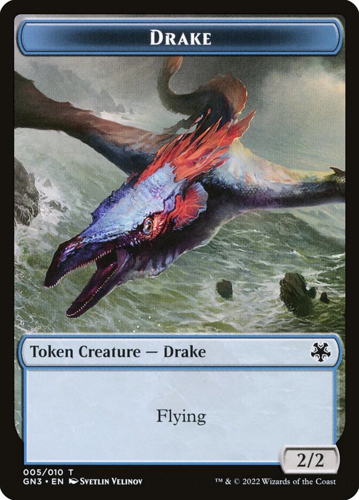 Soldier Token (W 1/1) // Drake Token (U 2/2)
