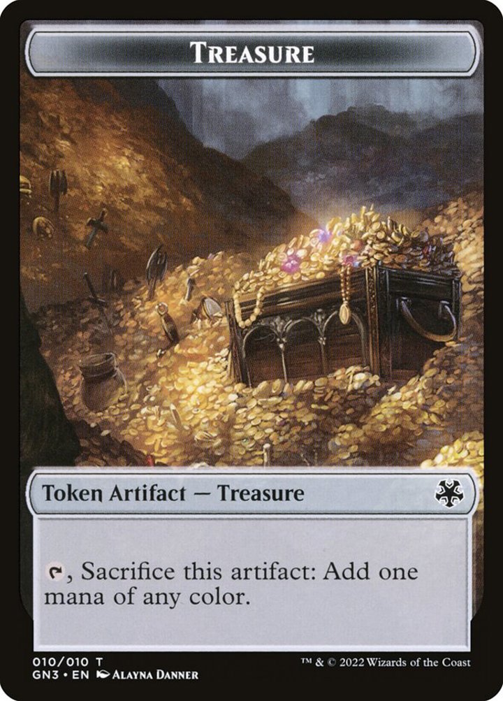 Zombie Token (B 2/2) // Treasure Token