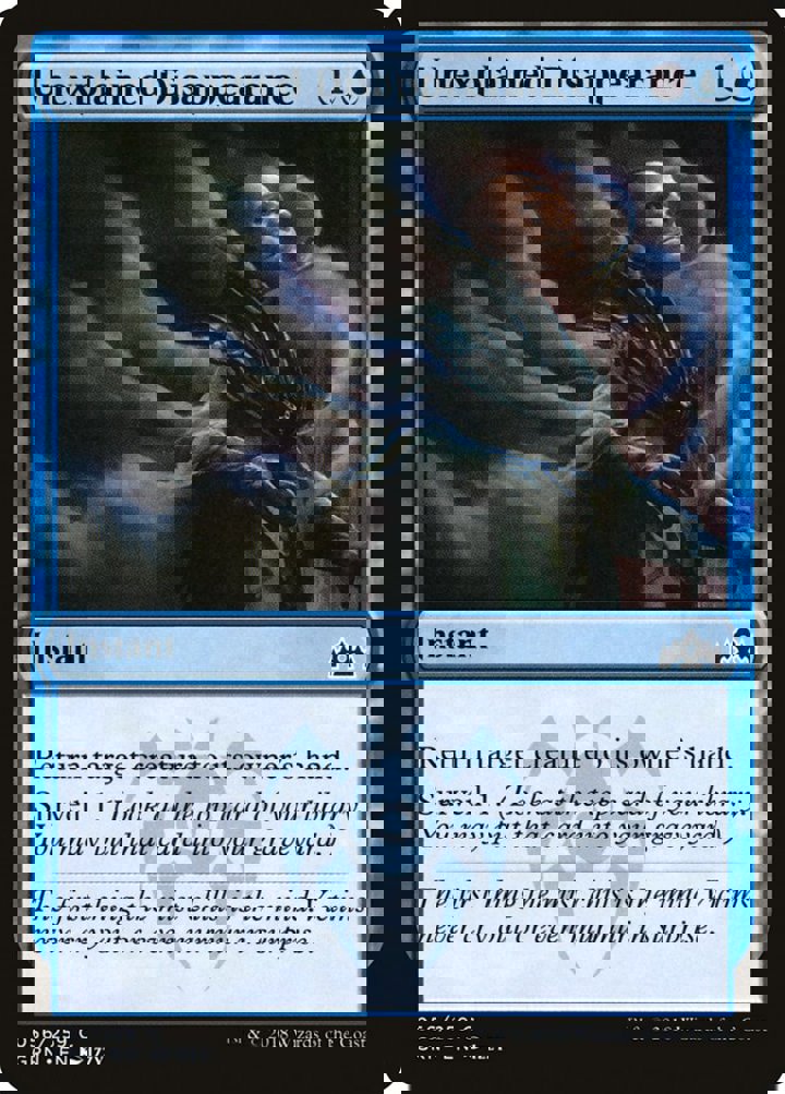 Unexplained Disappearance