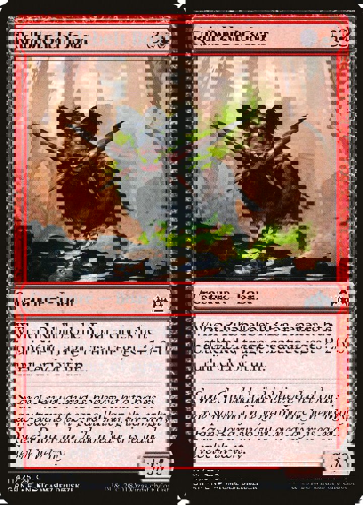 Rubblebelt Boar