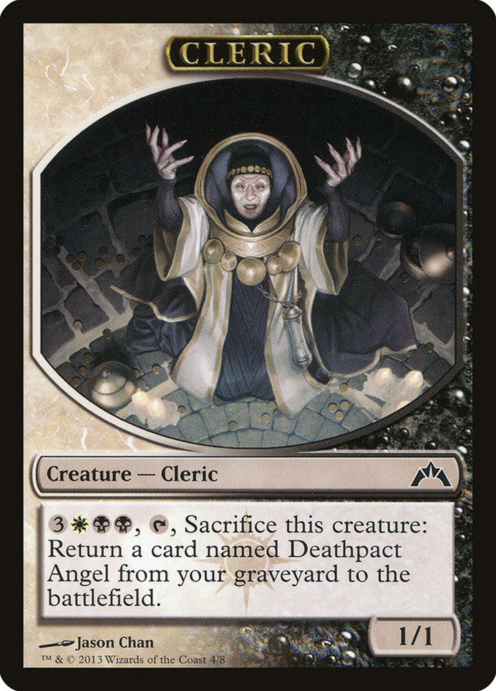 Cleric Token (White and Black 1/1)