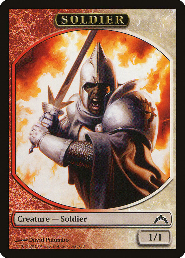 Soldier Token (Red and White 1/1)