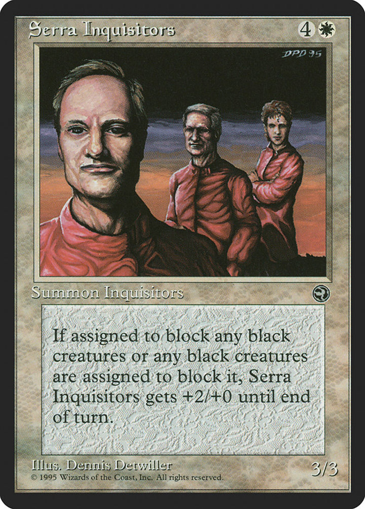 Serra Inquisitors Single: Magic: The Gathering Homelands Einzelkarte