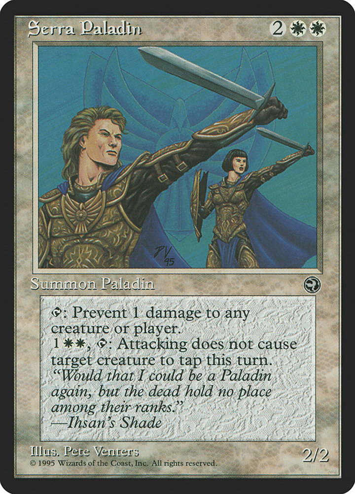 Serra Paladin Single: Magic: The Gathering Homelands Einzelkarte
