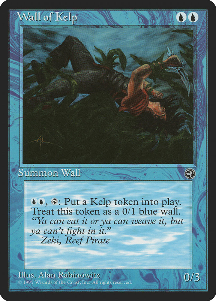 Wall of Kelp Single: Magic: The Gathering Homelands Einzelkarte