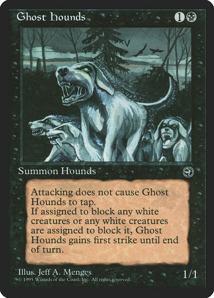 Ghost Hounds Single: Magic: The Gathering Homelands Einzelkarte