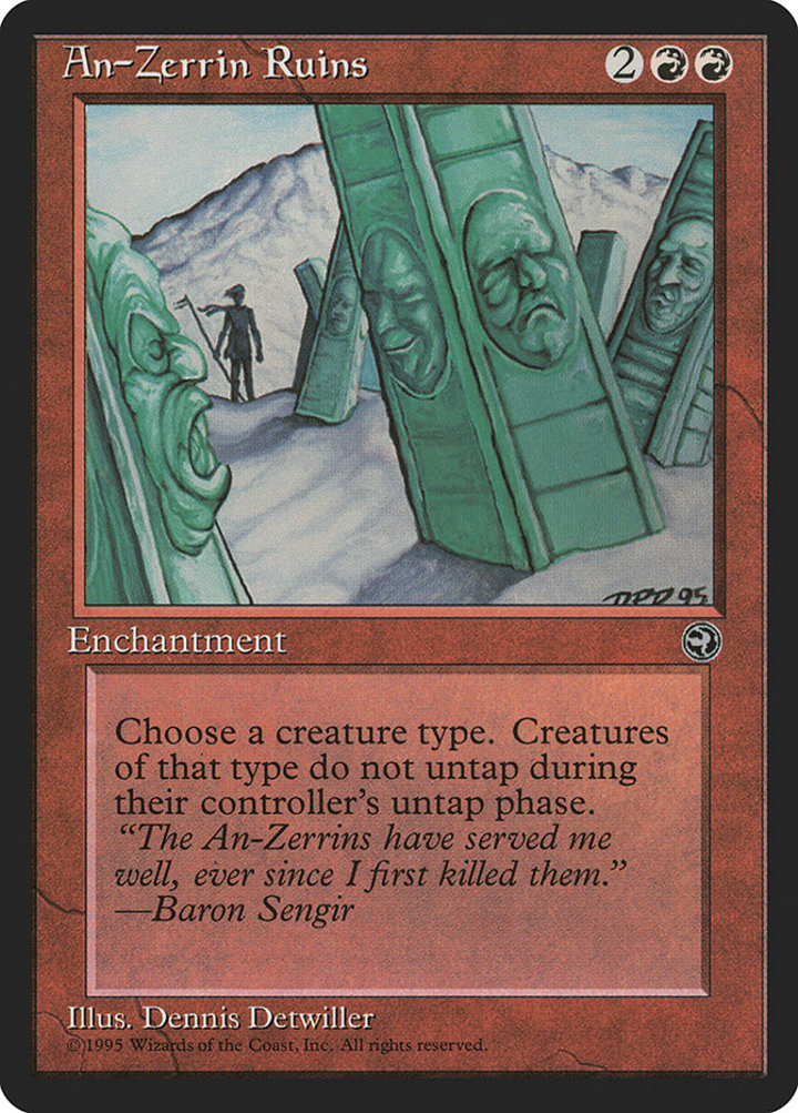 An-Zerrin Ruins Single: Magic: The Gathering Homelands Einzelkarte