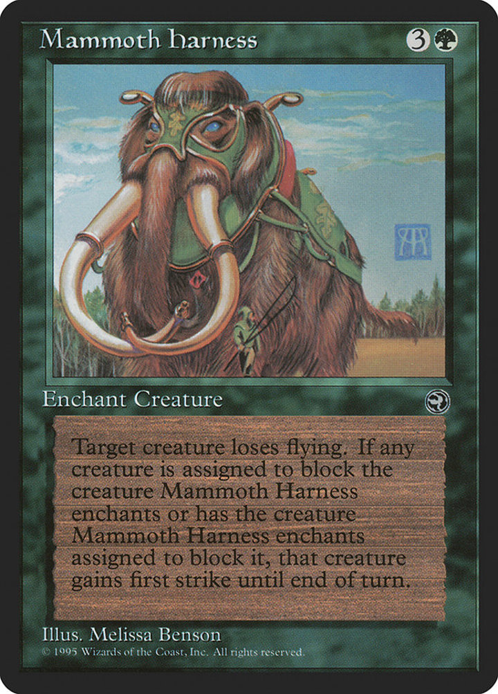 Mammoth Harness Single: Magic: The Gathering Homelands Einzelkarte
