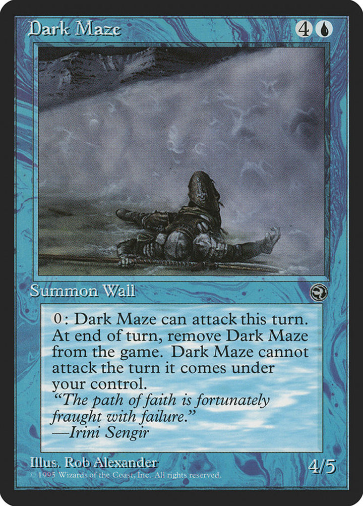 Dark Maze (V.1) Single: Magic: The Gathering Homelands Einzelkarte