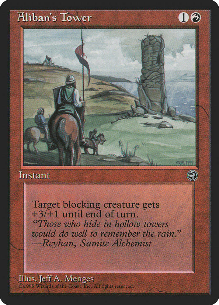 Aliban's Tower (V.1) Single: Magic: The Gathering Homelands Einzelkarte