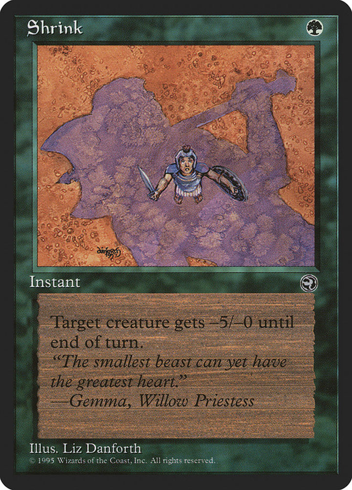 Shrink (V.1) Single: Magic: The Gathering Homelands Einzelkarte