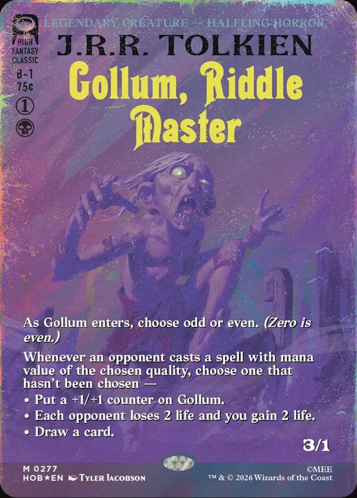 Gollum, Riddle Master (V.2)