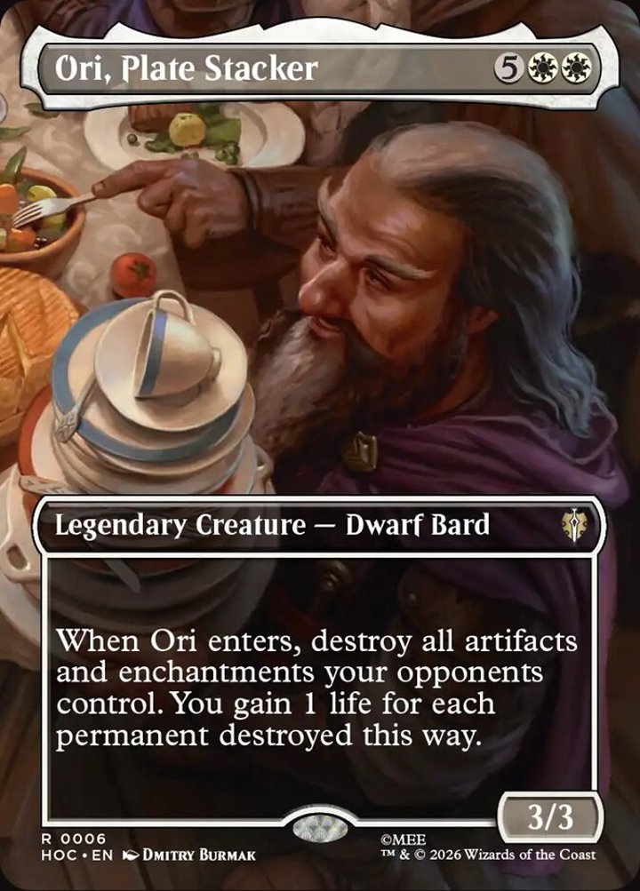 Ori, Plate Stacker