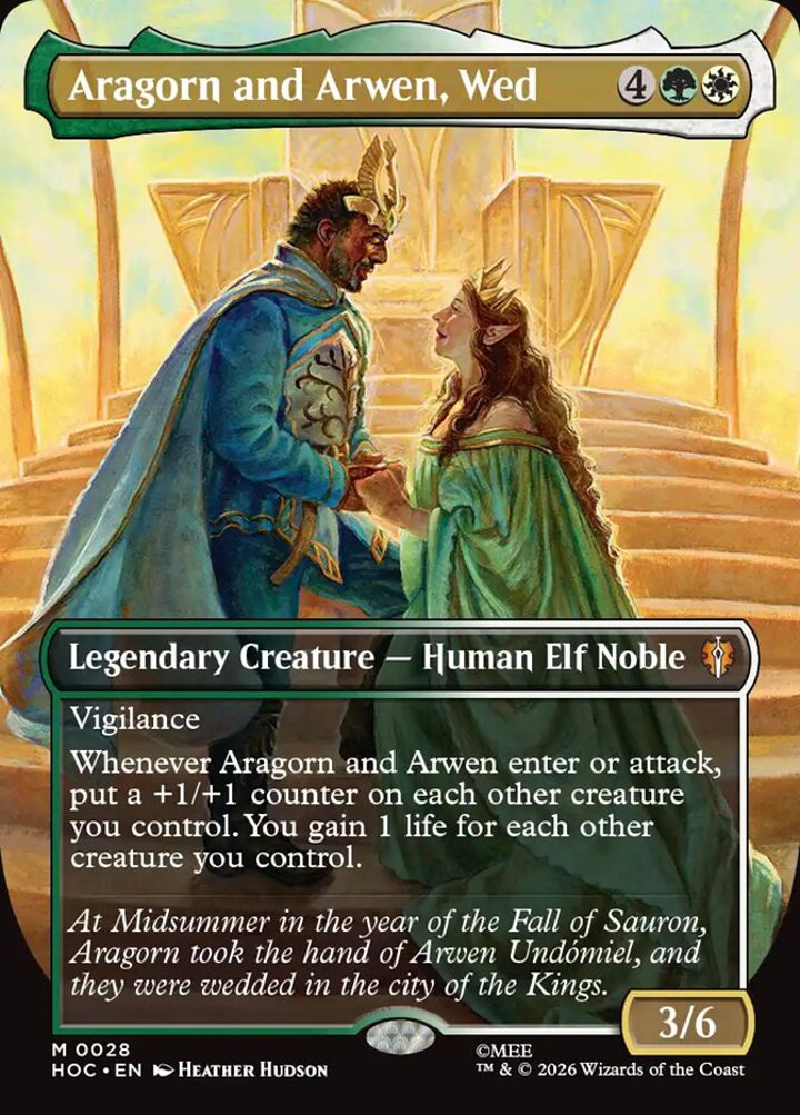 Aragorn and Arwen, Wed (V.1)