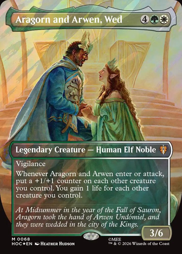 Aragorn and Arwen, Wed (V.2)