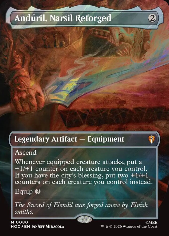 Andúril, Narsil Reforged (V.2)