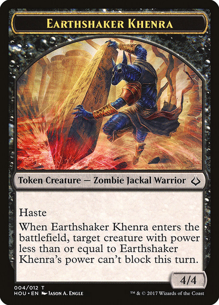 Earthshaker Khenra Token