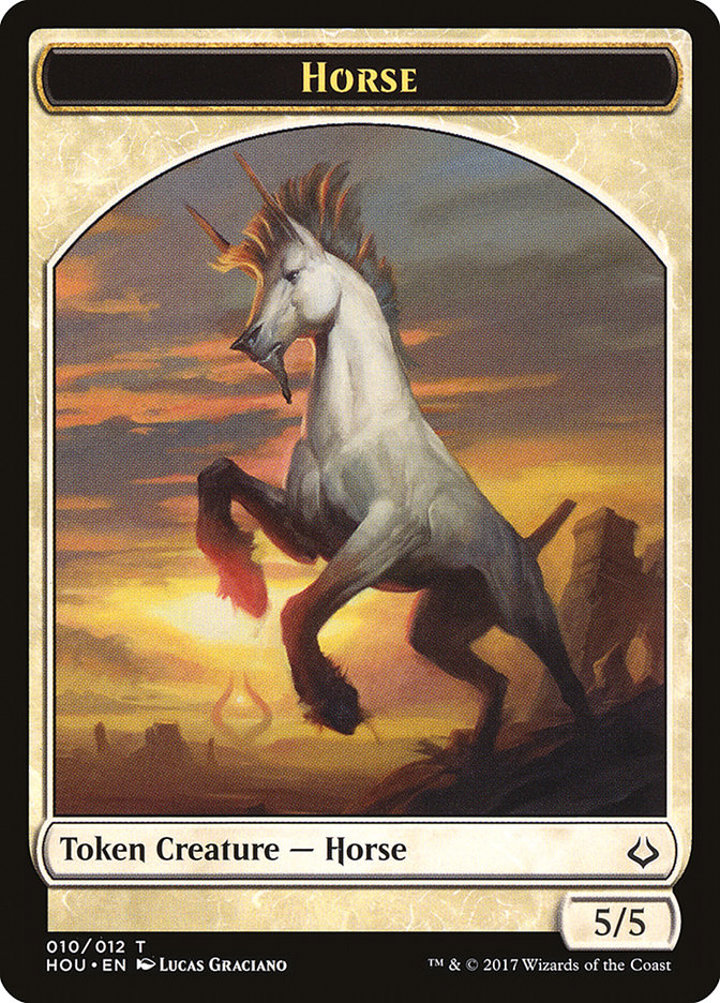 Horse Token (White 5/5)