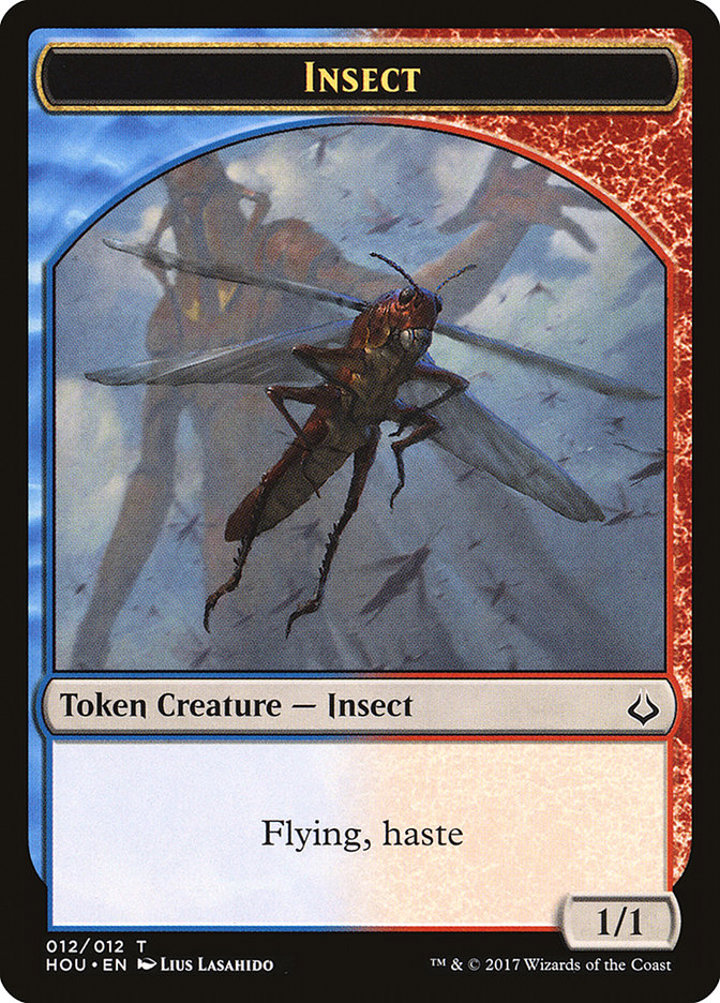 Insect Token (Blue and Red 1/1)